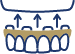 Implant denture icon